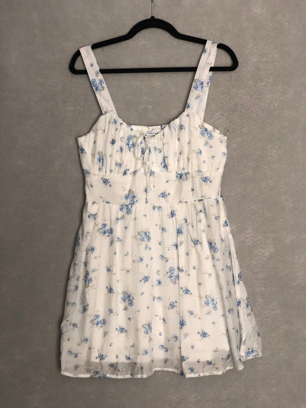 And Now This Smocked Sundress Floral Mini Junior Girls Large (New without tags)